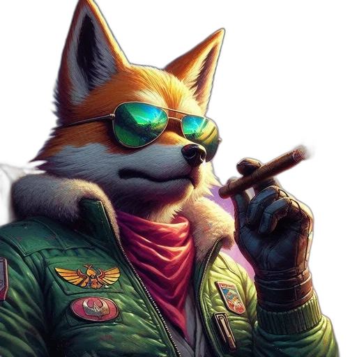 jacket, staff, animal, weapon transparent PNG cut-out