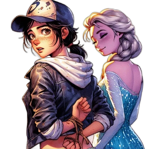 comic book art, concept art, cartoon, anime transparent PNG cut-out
