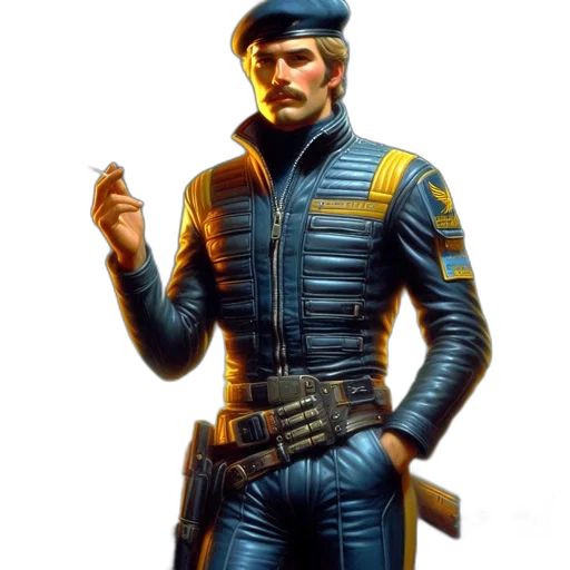 staff, jacket, weapon, sword transparent PNG cut-out