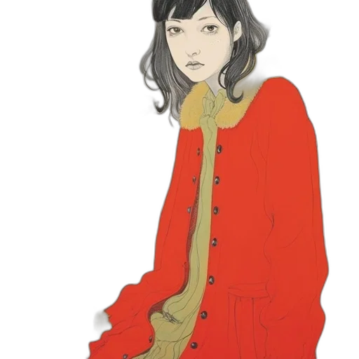 jacket, dress, face, mask transparent PNG cut-out