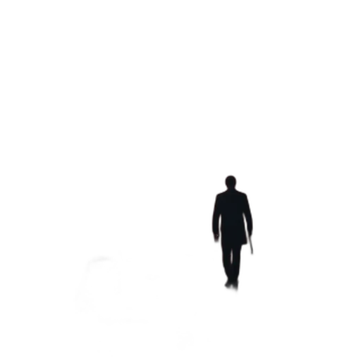 robot, jacket, staff, face transparent PNG cut-out
