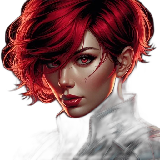 face, photorealistic, comic book art, fantasy art transparent PNG cut-out