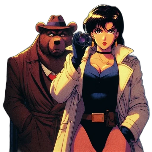comic book art, concept art, cartoon, city street transparent PNG cut-out
