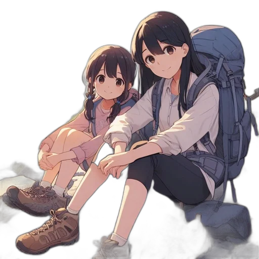 umbrella, anime, concept art, photorealistic transparent PNG cut-out