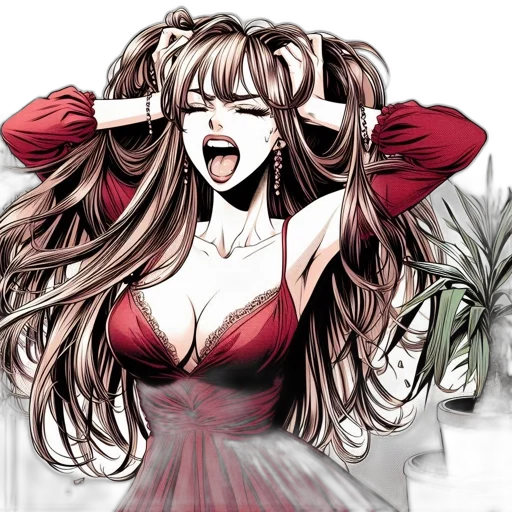 anime, cartoon, photorealistic, fantasy art transparent PNG cut-out