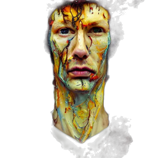 face, mask, creature, robot transparent PNG cut-out