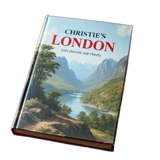 book, titled, christie, london transparent PNG cut-out