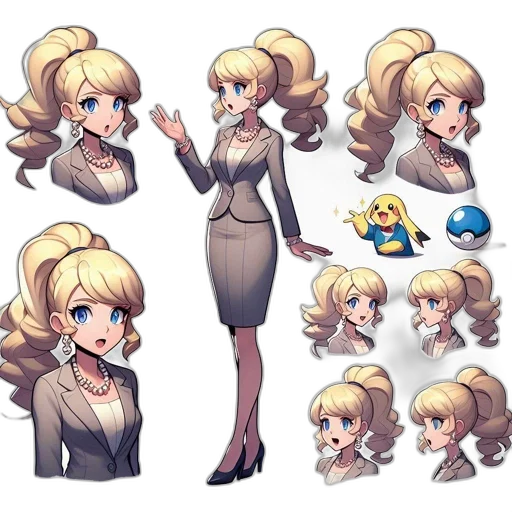 dress, staff, pixel art, concept art transparent PNG cut-out