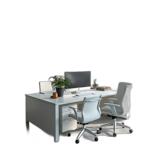 furniture, staff, 3d render, photorealistic transparent PNG cut-out