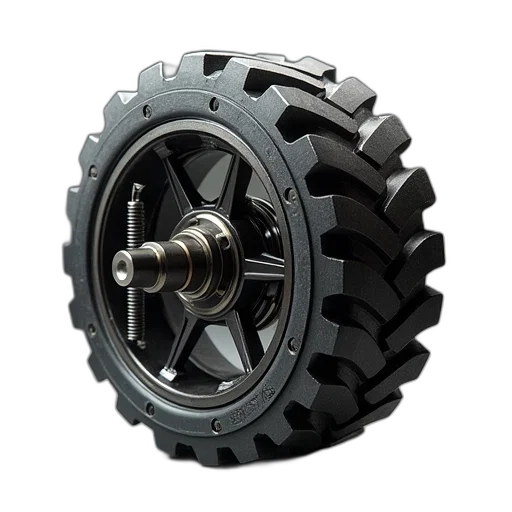 weapon, 3d render, portable, motor transparent PNG cut-out