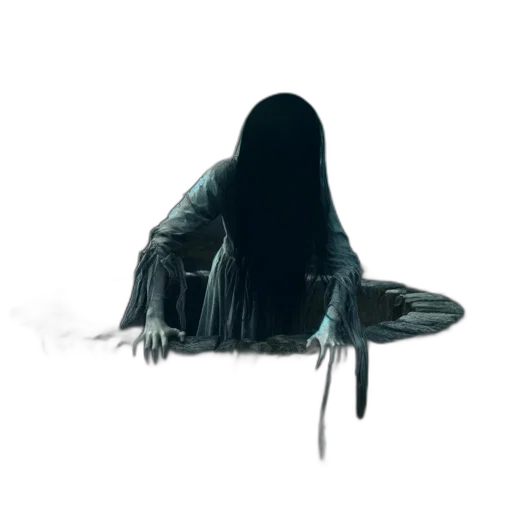 creature, staff, mask, dress transparent PNG cut-out