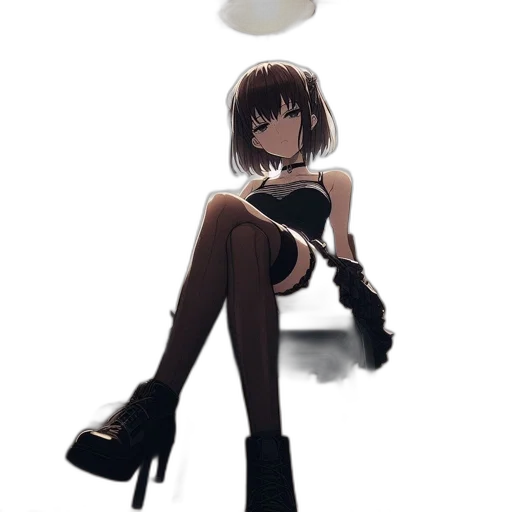 dress, shoes, robot, weapon transparent PNG cut-out