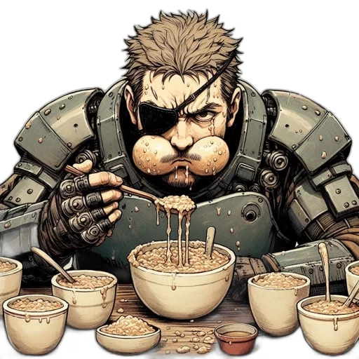 food, comic book art, concept art, pixel art transparent PNG cut-out