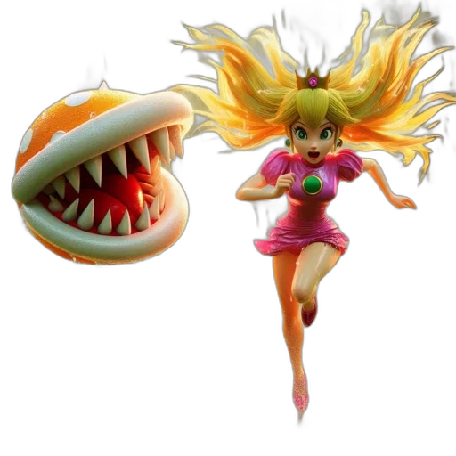 dragon, creature, staff, weapon transparent PNG cut-out
