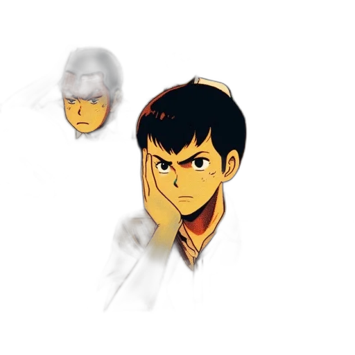 face, pixel art, concept art, anime transparent PNG cut-out