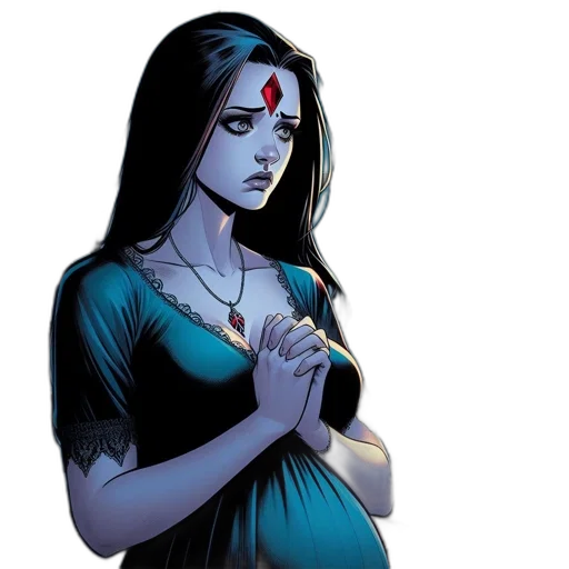 comic book art, concept art, cartoon, woman transparent PNG cut-out