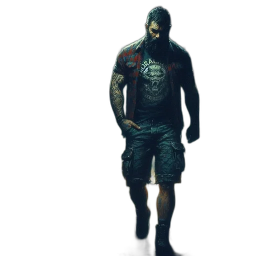 jacket, weapon, creature, animal transparent PNG cut-out