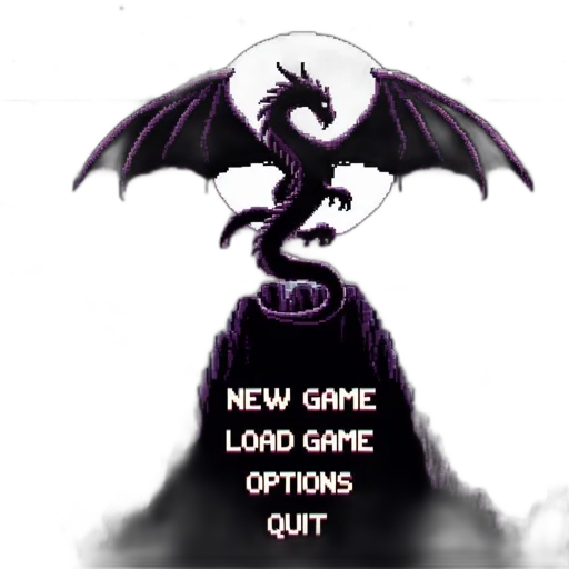 dragon, pixel art, concept art, fantasy art transparent PNG cut-out