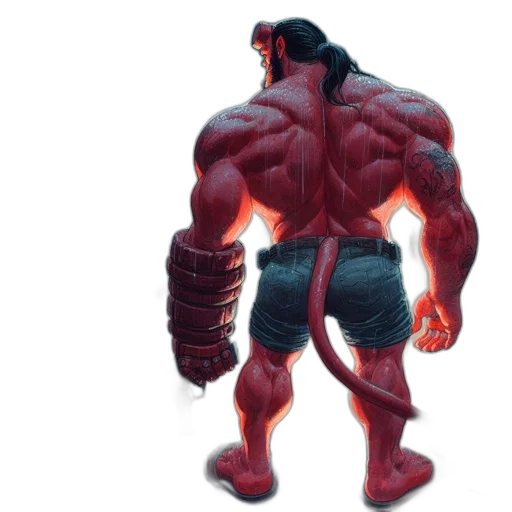 concept art, comic book art, fantasy art, 3d render transparent PNG cut-out