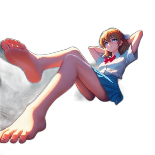 dress, shoes, concept art, 3d render transparent PNG cut-out