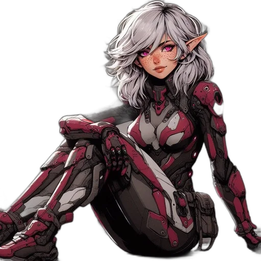 robot, weapon, concept art, comic book art transparent PNG cut-out