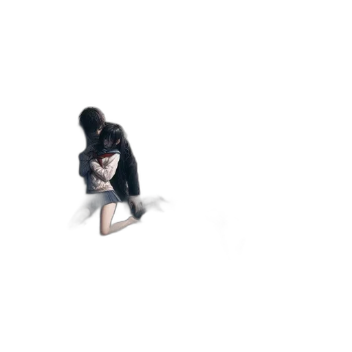 creature, staff, jacket, mask transparent PNG cut-out
