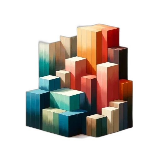 furniture, building, 3d render, pixel art transparent PNG cut-out