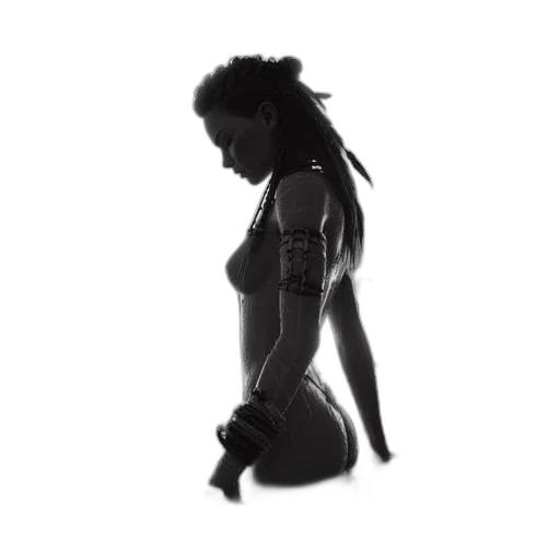 dress, jewelry, robot, staff transparent PNG cut-out