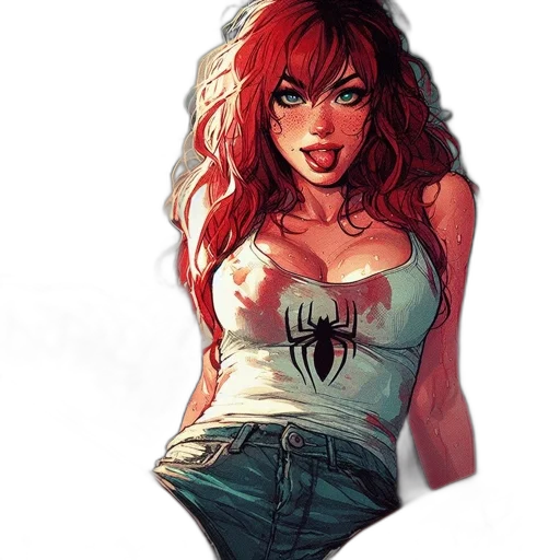 dress, comic book art, concept art, fantasy art transparent PNG cut-out
