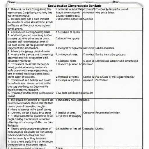 california, social, studies, standards transparent PNG cut-out