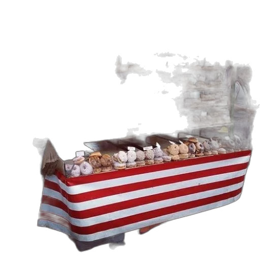 food, furniture, 3d render, bakery transparent PNG cut-out