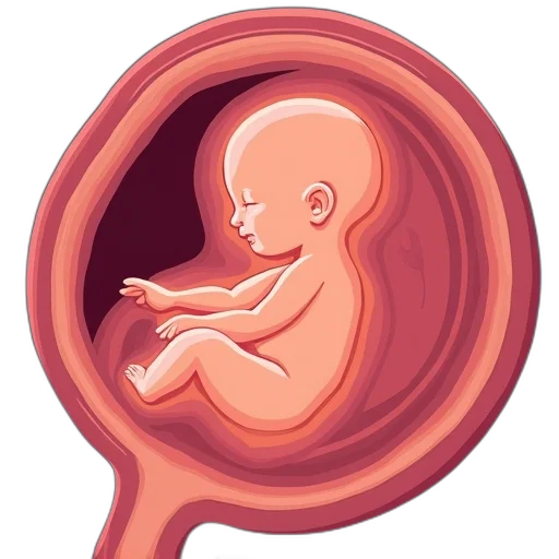 food, fetus, inside, womb transparent PNG cut-out