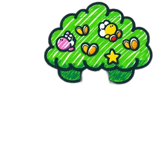 tree, crown, flower, creature transparent PNG cut-out