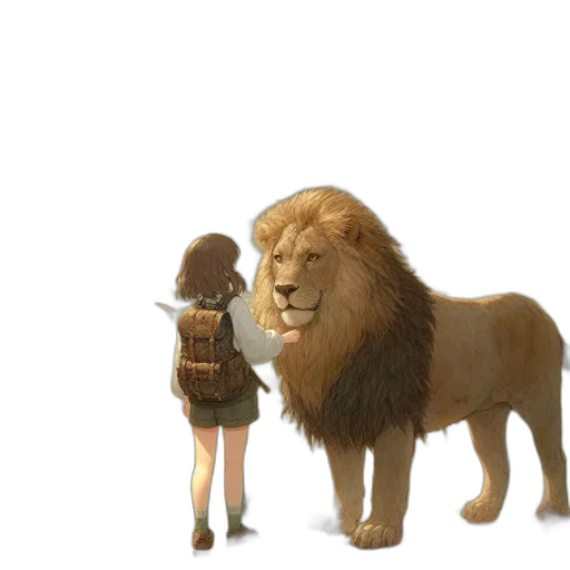 animal, hair, creature, crown transparent PNG cut-out