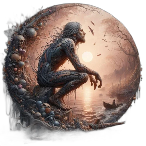 creature, dragon, mask, fantasy art transparent PNG cut-out