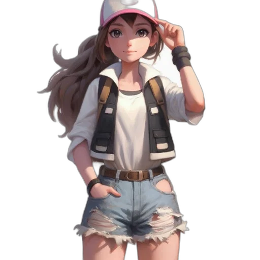 hat, jacket, staff, dress transparent PNG cut-out