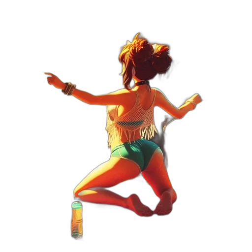 staff, 3d render, pixel art, concept art transparent PNG cut-out