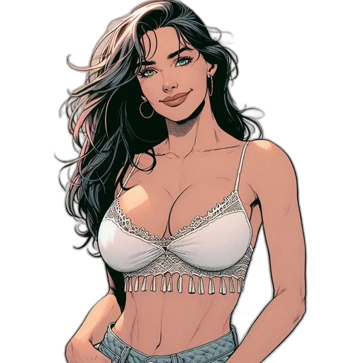 jewelry, comic book art, cartoon, concept art transparent PNG cut-out