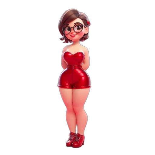 dress, 3d render, concept art, cartoon transparent PNG cut-out