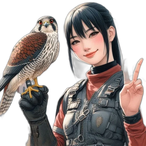 animal, weapon, staff, jacket transparent PNG cut-out