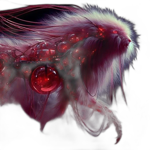 creature, hair, animal, mask transparent PNG cut-out
