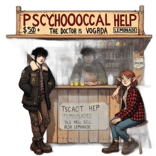 concept art, comic book art, watercolor, anime transparent PNG cut-out