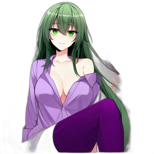 dress, dragon, staff, flower transparent PNG cut-out