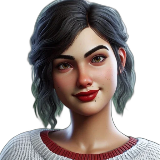face, staff, jewelry, concept art transparent PNG cut-out