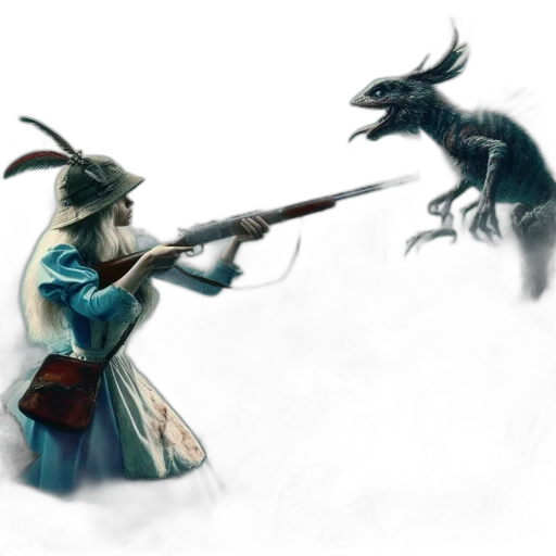 dragon, staff, weapon, sword transparent PNG cut-out