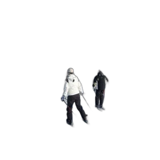 jacket, staff, creature, robot transparent PNG cut-out