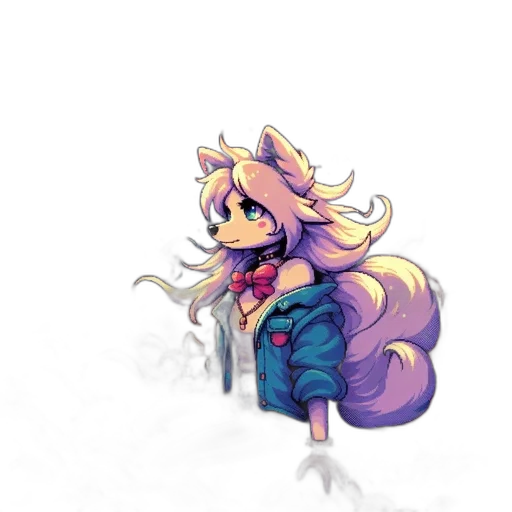 staff, jacket, creature, animal transparent PNG cut-out