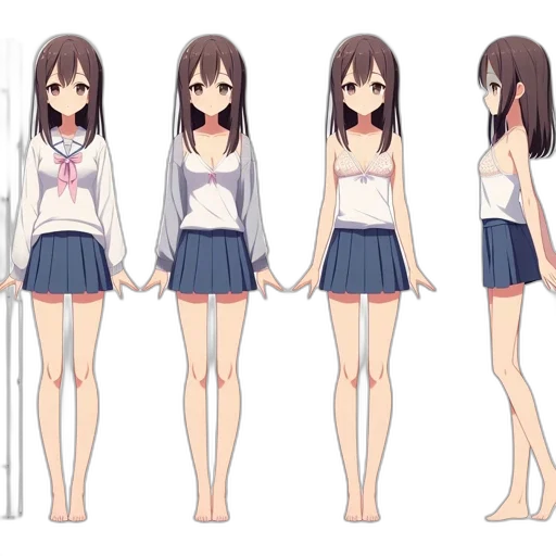 dress, creature, anime, concept art transparent PNG cut-out