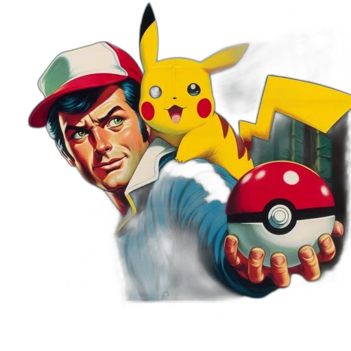 concept art, pixel art, photorealistic, comic book art transparent PNG cut-out