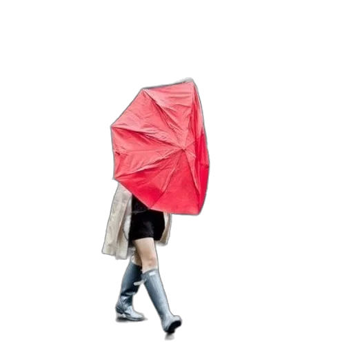 umbrella, jacket, hat, dress transparent PNG cut-out